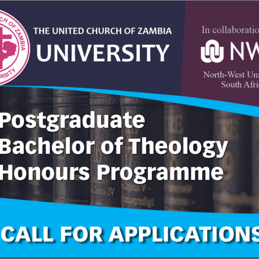 CALL FOR APPLICATIONS FOR POSTGRADUATE HONOURS THEOLOGY PROGRAMME